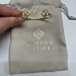 Kendra Scott Dira Stone Gold Cuff  Bracelet